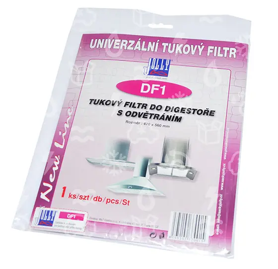filtr tukový do digestoře, DF1, 470 x 560 mm